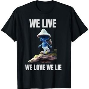 We Live We Love We Lie Cat Meme T-Shirt